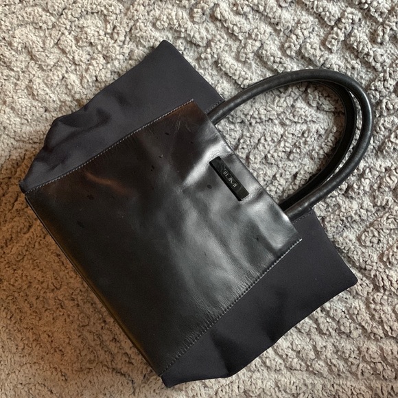 Tumi Handbags - TUMI Leather and Nylon Tote Bag — Black — BEAUTIFUL!!!